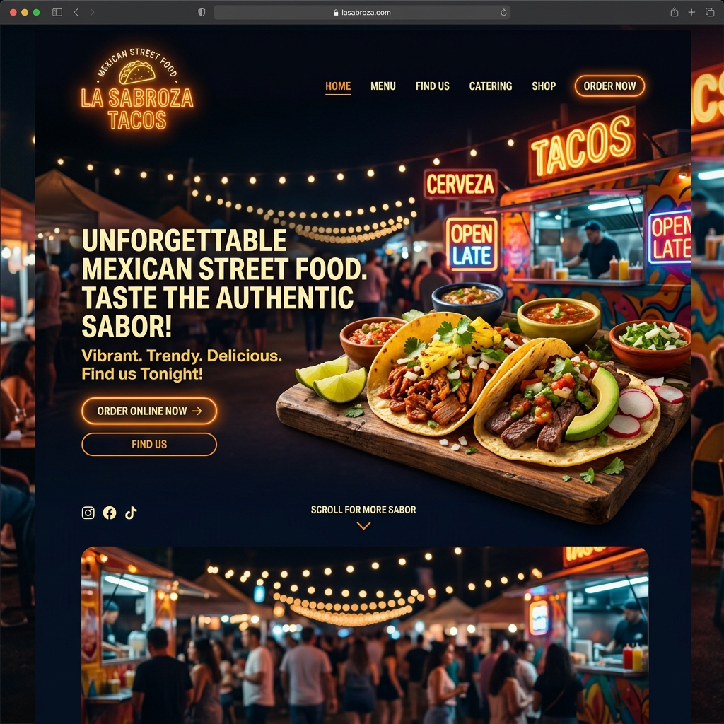 La Sabroza – Taco Truck Website