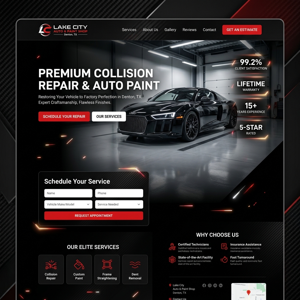 Lake City – Auto Body & Paint Shop